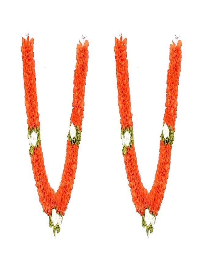 Veltic- Pack of Two Half Meter Garland-Orange VE50O - Image 1